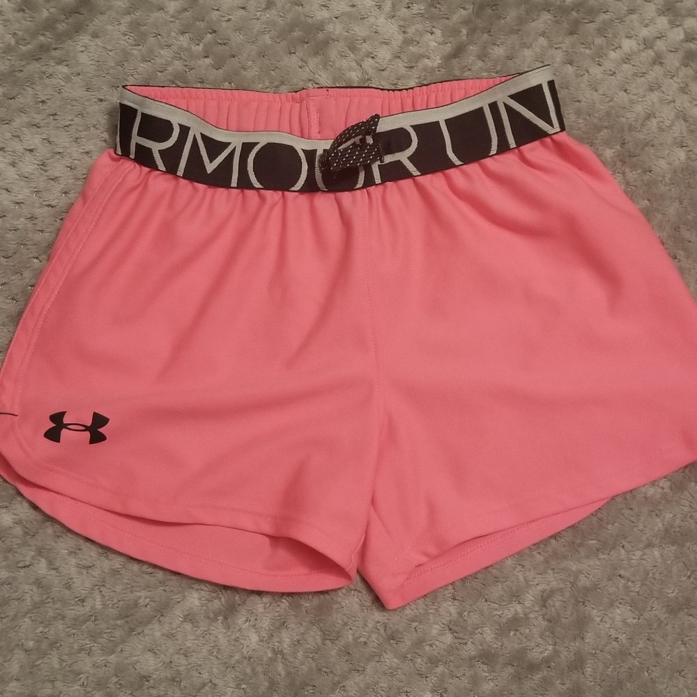 UA youth shorts